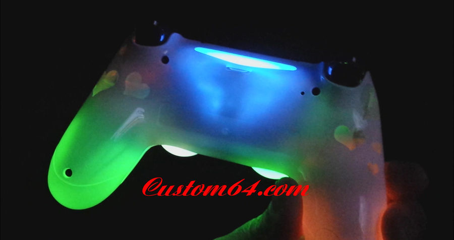 manette coeur + leds